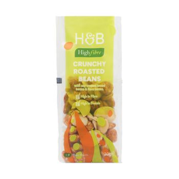 H&B traškios skrudintos pupelės, 30 g