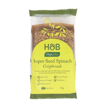 H&B duoniukai su sėklomis ir špinatais, 170 g