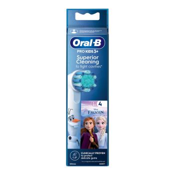 ORAL-B FROZEN PRO KIDS3+ keičiamosios elektrinio dantų šepetėlio galvutės (4 vnt.)