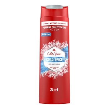 OLD SPICE COLD SPICE 3IN1 kūno, plaukų ir veido prausiklis, 400 ml