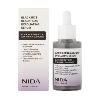 NIDA BLACK RICE BLACKHEAD EXFOLIATING veido serumas, 50 ml