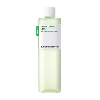 SUNGBOON EDITOR GREEN TOMATO NMN PORE HYDRO SOOTHING veido tonikas, 350 ml