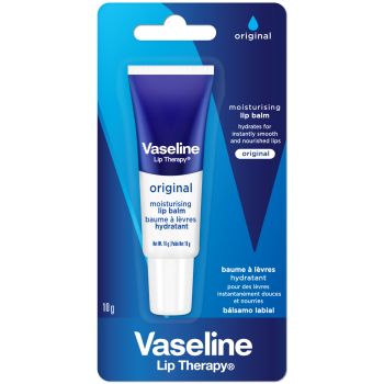 VASELINE LIP THERAPY ORIGINAL MOISTURISING lūpų balzamas, 10 g