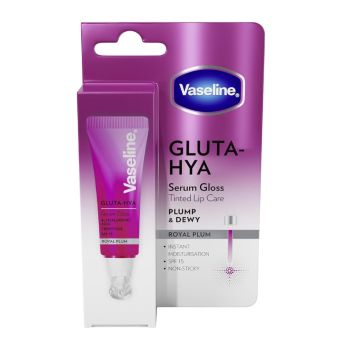 VASELINE GLUTA-HYA lūpų blizgis su serumu, 10 ml