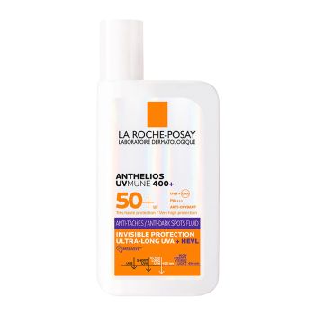LA ROCHE-POSAY ANTHELIOS UVMUNE 400 SPF50+ NTI-DARK SPOTS veido fluidas, 50 ml