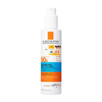 LA ROCHE-POSAY ANTHELIOS UVMUNE 400 SPF50+ veido ir kūno purškiklis vaikams, 200 ml