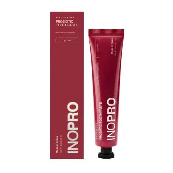 INOPRO WHITENING PROBIOTIC LYCHEE dantų pasta, 75 g