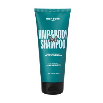 MEN ROCK vyrų šampūnas ir kūno prausiklis, 200 ml