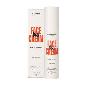 MEN ROCK MULTI ACTION veido kremas, 50 ml