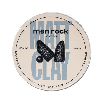 MEN ROCK matinis plaukų modeliavimo molis, 90 ml