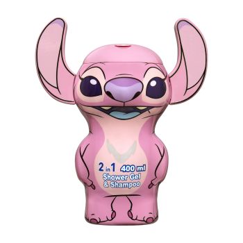 DISNEY STITCH ANGEL 2IN1 dušo želė ir plaukų šampūnas, 400 ml
