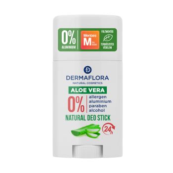 DERMAFLORA 0% ALOE VERA pieštukinis dezodorantas, 50 ml