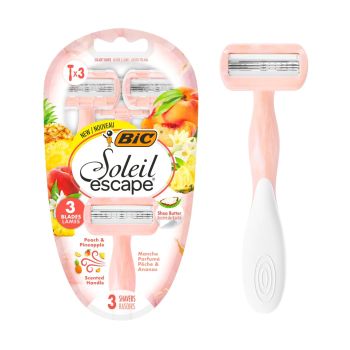 BIC SOLEIL ESCAPE vienkartiniai skustuvai (3 vnt.)
