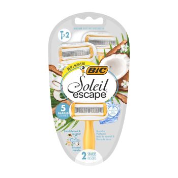 BIC SOLEIL ESCAPE vienkartiniai skustuvai (2 vnt.)