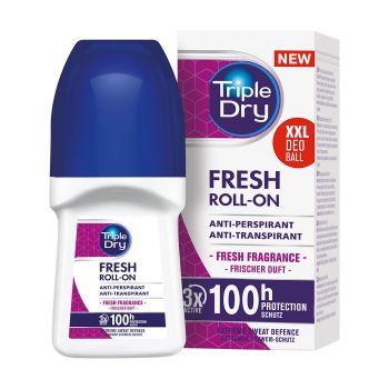 TRIPLE DRY FRESH FRAGRANCE rutulinis dezodorantas, 50 ml