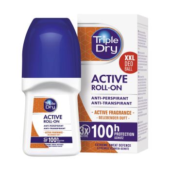 TRIPLE DRY ACTIVE rutulinis antiperspirantas, 50 ml