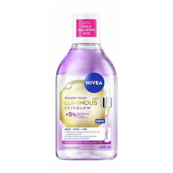 NIVEA LUMINOUS630® SKIN GLOW micelinis vanduo, 400 ml