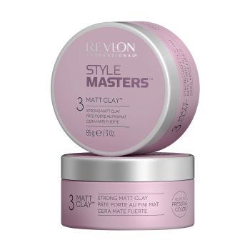 REVLON STYLE MASTERS 3 MATT CLAY plaukų molis, 85 g