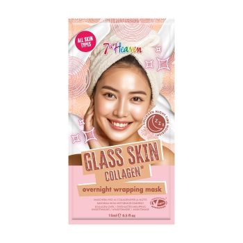 7TH HEAVEN GLASS SKIN COLLAGEN veido kaukė, 15 ml