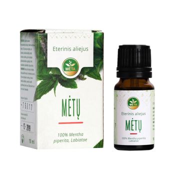 MĖTA mėtų eterinis aliejus, 10 ml