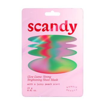 SCANDY GLOW GAME STRONG BRIGHTENING veido kaukė, 23 g