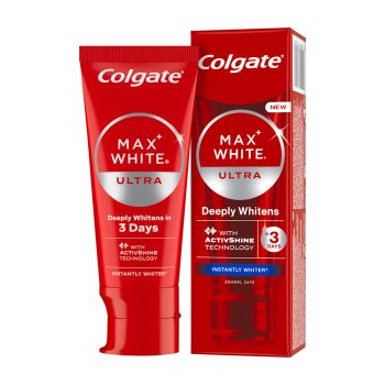 COLGATE MAX WHITE ULTRA DEEPLY WHITENS dantų pasta, 75 ml