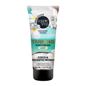 ORGANIC SHOP įdegio kūno kremas, 150 ml