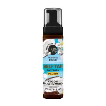 ORGANIC SHOP savaiminio įdegio kūno putos, 160 ml