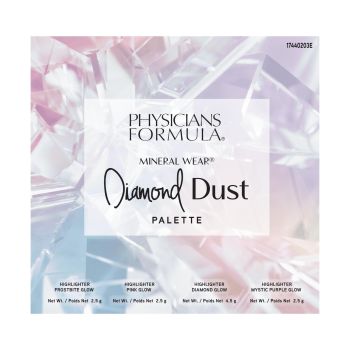 PHYSICIANS FORMULA MINERAL WEAR DIAMOND DUST makiažo paletė, 12 g