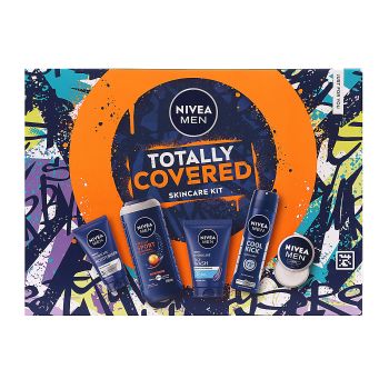 NIVEA TOTALLY COVERED vyrų kosmetikos rinkinys