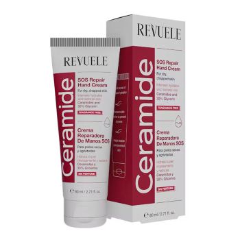 REVUELE CERAMIDE SOS REPAIR rankų kremas, 80 ml