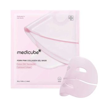 MEDICUBE PDRN PINK COLLAGEN GEL veido kaukės (4 X 28 g)