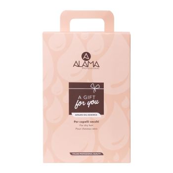 ALAMA PROFESSIONAL A GIFT FOR YOU ARGAN OIL ESSENCE plaukų priemonių rinkinys