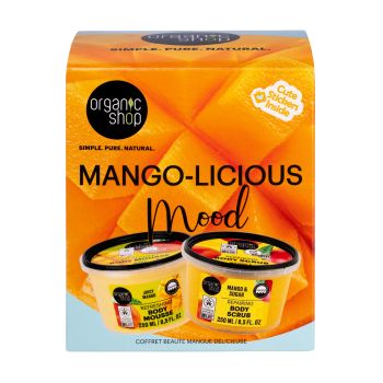 ORGANIC SHOP MANGO-LICIOUS MOOD kūno priežiūros priemonių rinkinys