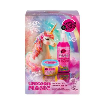 SKIN SUPER GOOD UNICORN MAGIC ENCHANTED GLOW kūno priežiūros priemonių rinkinys