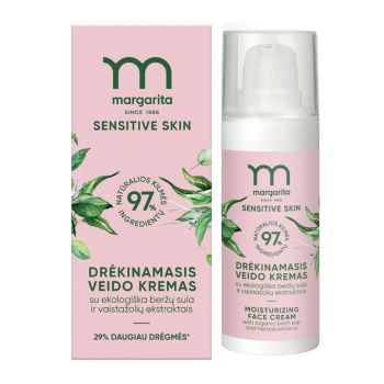 MARGARITA drėkinamasis veido kremas, 50 ml
