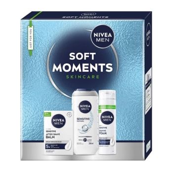 NIVEA MEN SOFT MOMENTS vyrų kosmetikos rinkinys