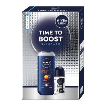 NIVEA MEN TIME TO BOOST vyrų kosmetikos rinkinys