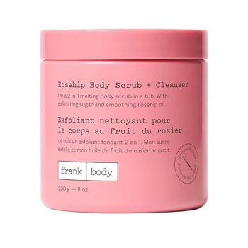 FRANK BODY ROSEHIP kūno šveitiklis + valiklis, 250 g