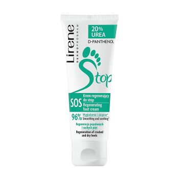 LIRENE REGENERATING 20% UREA pėdų kremas, 75 ml