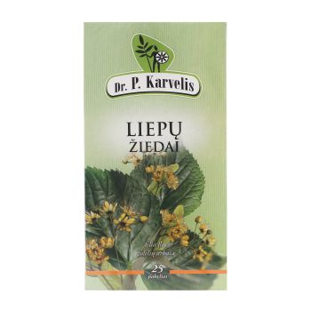 DR. P. KARVELIS LIEPŲ ŽIEDAI žolelių arbata (25 vnt.)
