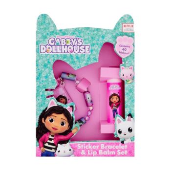 GABBY'S DOLLHOUSE vaikų apyrankė + lūpų balzamas (3.5 g)