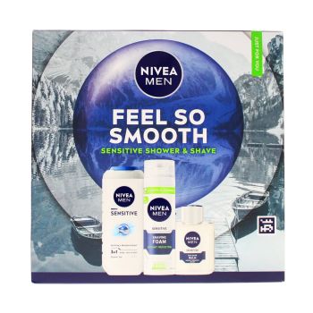 NIVEA FEEL SO SMOOTH vyrų kosmetikos rinkinys