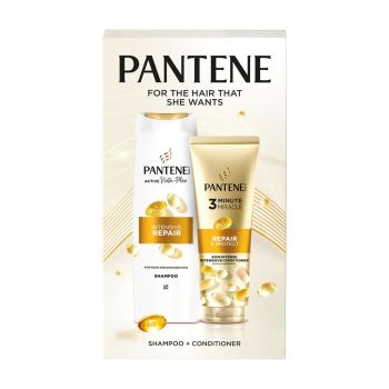 PANTENE REPAIR plaukų šampūnas + kondicionierius (400 + 220 ml)