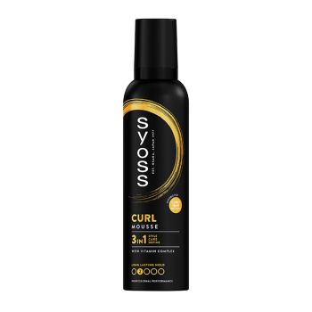 SYOSS CURL 3 IN 1 garbanotų plaukų putos, 250 ml