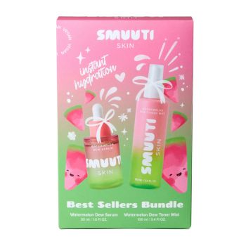 SMUUTI BEST SELLERS BUNDLE veido dulksna (30 ml) + drėkinamasis serumas (100 ml)