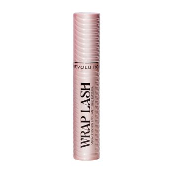 MAKEUP REVOLUTION WRAP LASH MEGA EXTENSION & VOLUME TUBING blakstienų tušas, 8,5 ml