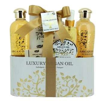 GLOSS! LUXURY ARGAN OIL vonios kosmetikos rinkinys