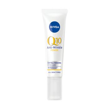 NIVEA Q10 POWER stangrinamasis akių srities kremas nuo raukšlių, 15 ml