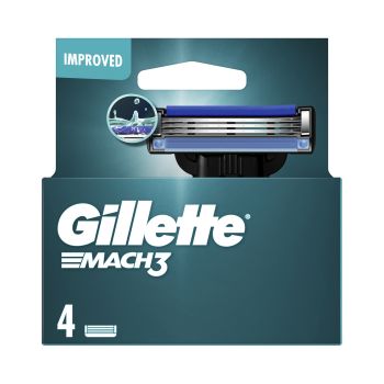 GILLETTE MACH3 skustuvo galvutės (4 vnt.)
